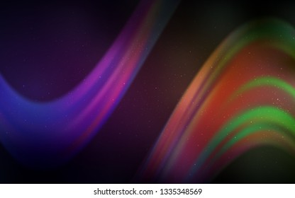 Dark Pink, Yellow vector template with space stars. Modern abstract illustration with Big Dipper stars. Pattern for astronomy websites.