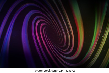 Dark Pink, Yellow vector template with space stars. Modern abstract illustration with Big Dipper stars. Best design for your ad, poster, banner.
