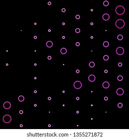 Dark Pink, Yellow vector template with circles. Abstract colorful disks on simple gradient background. Design for your commercials.