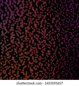 Dark Pink, Yellow vector template with circles. Abstract colorful disks on simple gradient background. Design for your commercials.