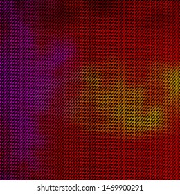 Dark Pink, Yellow vector template with lines. Repeated lines on abstract background with gradient. Best design for your posters, banners.