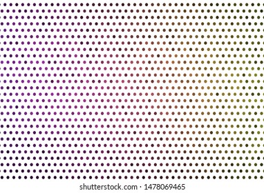 Dark Pink, Yellow vector template with circles. Abstract illustration with colored bubbles in nature style. Pattern for ads, leaflets.