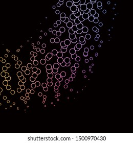 Dark Pink, Yellow vector template with circles. Abstract illustration with colorful spots in nature style. Pattern for business ads.