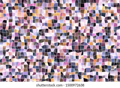 Dark Pink, Yellow vector template with rhombus. Glitter abstract illustration with rectangular shapes. Smart design for your business advert.