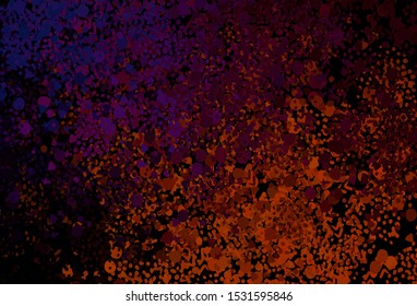 Dark Pink, Yellow vector template with chaotic shapes. Colorful chaotic forms with gradient in modern style. Elegant design for wallpapers.