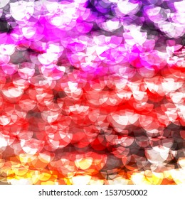 Dark Pink, Yellow vector template with circles. Abstract decorative design in gradient style with bubbles. Design for posters, banners.