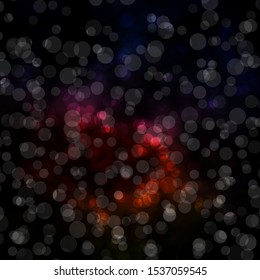 Dark Pink, Yellow vector template with circles. Illustration with set of shining colorful abstract spheres. Pattern for wallpapers, curtains.