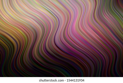 Dark Pink, Yellow vector template with bubble shapes. A completely new color illustration in marble style. The elegant pattern for brand book.