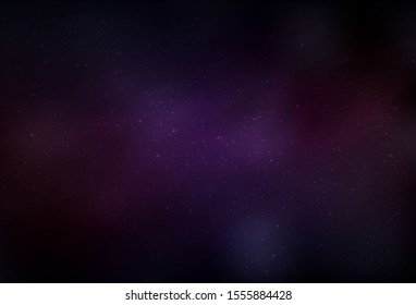 Dark Pink, Yellow vector template with space stars. Shining colored illustration with bright astronomical stars. Pattern for futuristic ad, booklets.