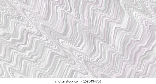Dark Pink, Yellow vector template with curves. Colorful illustration in circular style with lines. Smart design for your promotions.