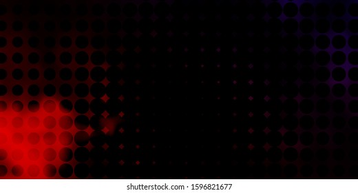 Dark Pink, Yellow vector template with circles. Abstract illustration with colorful spots in nature style. Pattern for wallpapers, curtains.