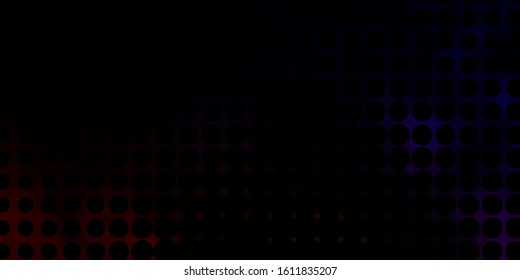 Dark Pink, Yellow vector template with circles. Abstract illustration with colorful spots in nature style. Pattern for wallpapers, curtains.