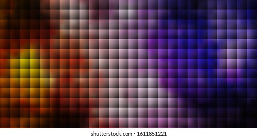 Dark Pink, Yellow vector template with rectangles. New abstract illustration with rectangular shapes. Best design for your ad, poster, banner.