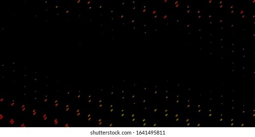 Dark Pink, Yellow vector template with businesswoman signs. Abstract illustration with a depiction of women's power. Best design to show the power of women.