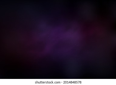 Dark Pink, Yellow vector template with space stars. Shining colored illustration with bright astronomical stars. Pattern for futuristic ad, booklets.