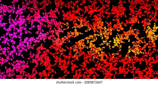 Dark pink, yellow vector template with abstract forms. Simple design in abstract style with gradient forms. Elegant design for wallpaper set.