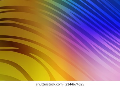 Dark Pink, Yellow vector template with lines. A sample with colorful lines, shapes. Best design for your business.