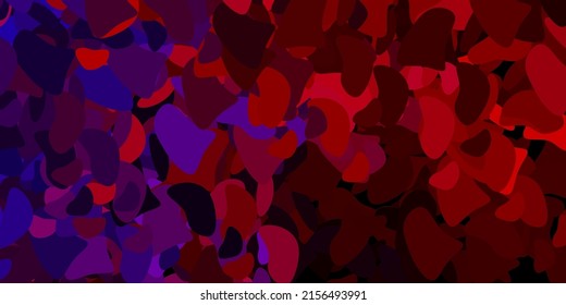 Dark pink, yellow vector template with abstract forms. Colorful abstract forms with gradient in simple style. Smart design for your business.