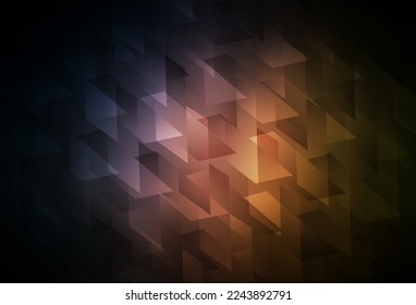 Dark Pink, Yellow vector template with rhombus. Modern abstract illustration with colorful rectangles. Modern template for your landing page.
