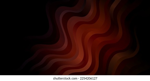 Dark Pink, Yellow vector template with lines. Colorful illustration, which consists of curves. Pattern for ads, commercials.