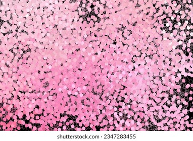 Dark Pink, Yellow vector template with circles. Abstract illustration with colored bubbles in nature style. Pattern for ads, leaflets.