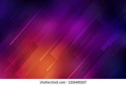 Dark Pink, Yellow vector texture with colored lines. Decorative shining illustration with lines on abstract template. Template for your beautiful backgrounds.