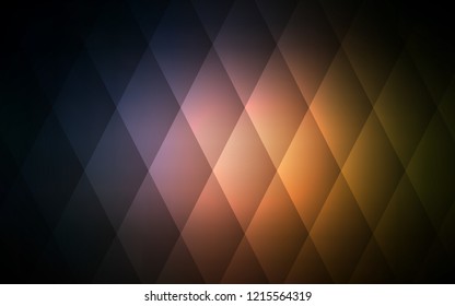 Dark Pink, Yellow vector texture in rectangular style. Decorative design in abstract style with rectangles. Pattern for commercials.
