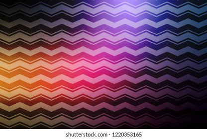 Dark Pink, Yellow vector texture with colored lines. Glitter abstract illustration with colorful sticks. Pattern for your busines websites.