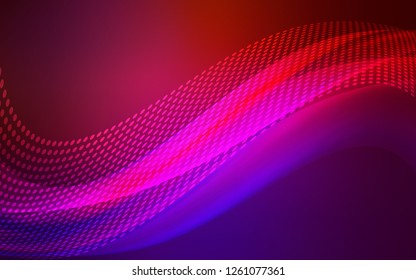 Dark Pink, Yellow vector texture with disks, lines. Colorful illustration with circles and lines in futuristic style. Design for poster, banner of websites.