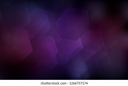 Dark Pink, Yellow vector texture with colorful hexagons. White background with colorful hexagons. Pattern for texture of wallpapers.