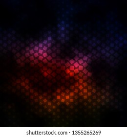 Dark Pink, Yellow vector texture in rectangular style. Abstract gradient illustration with colorful rectangles. Best design for your ad, poster, banner.