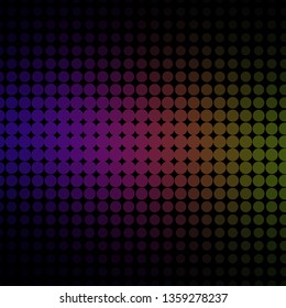Dark Pink, Yellow vector texture with circles. Modern abstract illustration with colorful circle shapes. New template for your brand book.