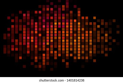 Dark Pink, Yellow vector texture in rectangular style. Glitter abstract illustration with rectangular shapes. Modern template for your landing page.