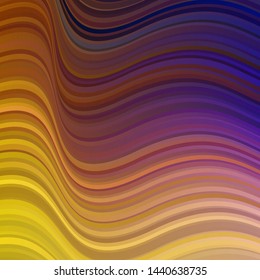Dark Pink, Yellow vector texture with wry lines. Gradient illustration in simple style with bows. Design for your business promotion.