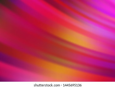 Dark Pink, Yellow vector texture with colored lines. Decorative shining illustration with lines on abstract template. Backdrop for TV commercials.