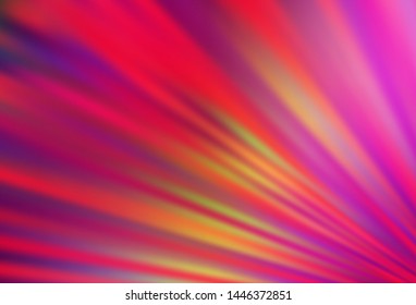 Dark Pink, Yellow vector texture with colored lines. Glitter abstract illustration with colored sticks. Pattern for websites, landing pages.