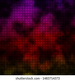 Dark Pink, Yellow vector texture in rectangular style. Modern design with rectangles in abstract style. Template for cellphones.