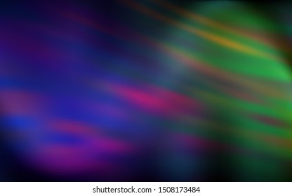 Dark Pink, Yellow vector texture with wry lines. Glitter abstract illustration with wry lines. A completely new template for your design.