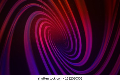 Dark Pink, Yellow vector texture with milky way stars. Shining illustration with sky stars on abstract template. Pattern for astronomy websites.