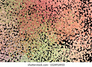 Dark Pink, Yellow vector texture with abstract forms. Illustration with colorful gradient shapes in abstract style. Background for a cell phone.