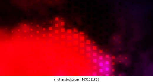 Dark Pink, Yellow vector texture in rectangular style. Illustration with a set of gradient rectangles. Template for cellphones.