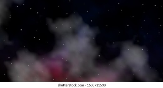 Dark Pink, Yellow vector texture with beautiful stars. Modern geometric abstract illustration with stars. Design for your business promotion.