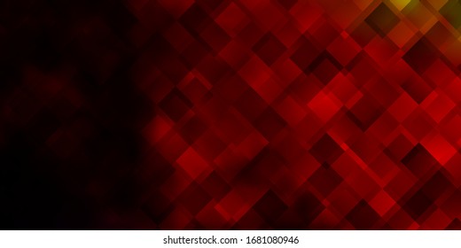 Dark Pink, Yellow vector texture in rectangular style. New abstract illustration with rectangular shapes. Template for cellphones.