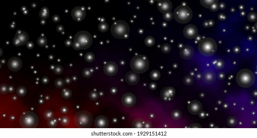 Dark Pink, Yellow vector texture with beautiful stars. Decorative illustration with stars on abstract template. Design for your business promotion.