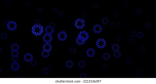 Dark pink, yellow vector texture with disks. Abstract decorative design in gradient style with bubbles. Design for posters, banners.