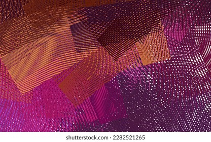 Dark Pink, Yellow vector texture with curved lines. Brand new colorful illustration in curved style. Abstract design for your web site.