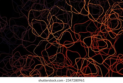 Dark Pink, Yellow vector texture with abstract forms. Colorful chaotic forms with gradient in modern style. Elegant design for wallpapers.