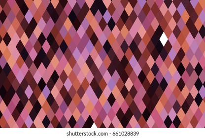 Dark Pink, Yellow vector triangle mosaic pattern. Colorful illustration in abstract style with gradient. The template can be used as a background for cell phones.