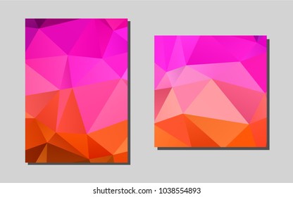 Dark Pink, Yellowvector banner for websites. Modern abstract design concept with colorful gradient. Completely new template for your brand book.