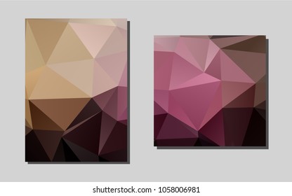 Dark Pink, Yellowvector brochure for ui, ux design. Blurred decorative design in abstract style with textbox. Beautiful design for cover of notepads.